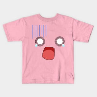 Nani?! Panicked Anime Face Pink Version Kids T-Shirt